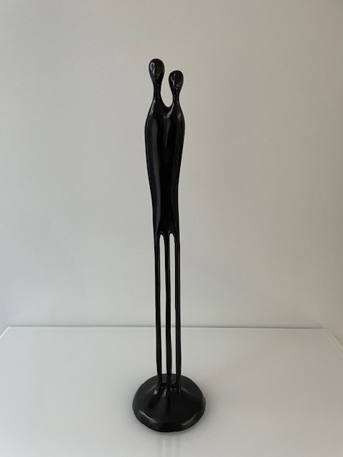 Image 1 of Bronze Sculpture Two Figures, Louise Hederström