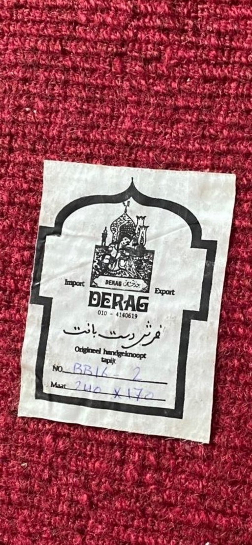 Handgeknüpfter persischer Teppich aus Derag-Wolle