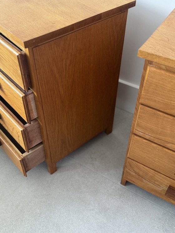 Image 1 of Teak-Nachttischset