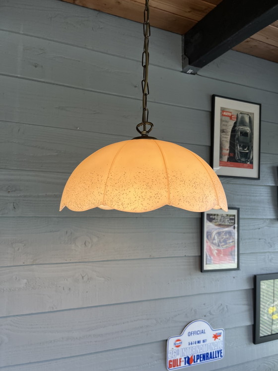 Image 1 of Suspension citrouille vintage Herda Amsterdam Hollywood Regency