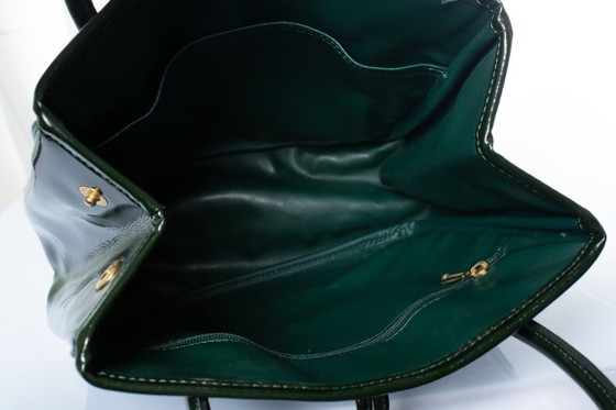 Bolso Longchamp, Roseau verde con asa superior. – Bolsos de mano, Calfskin (photo 8 of 8)