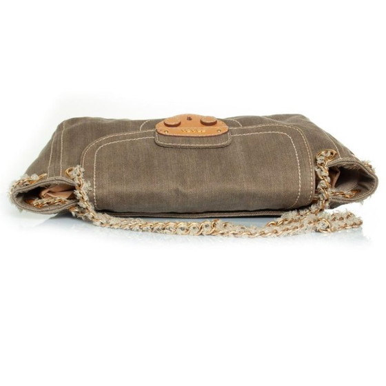 Image 1 of Borsa a tracolla Prada in denim verde