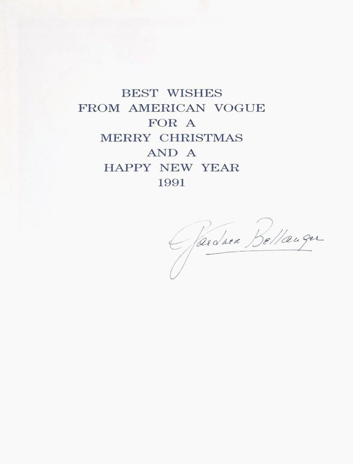 COLLETTIVA - PUBBLICO Vogue America - I migliori auguri dallo schermo di Gardner Bellanger