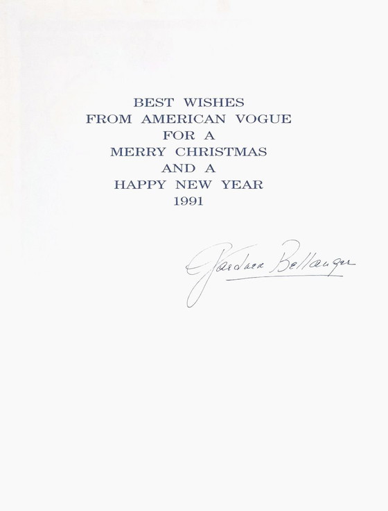 Image 1 of COLLETTIVA - PUBBLICO Vogue America - I migliori auguri dallo schermo di Gardner Bellanger