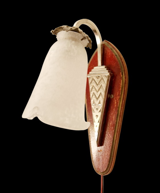 Image 1 of Art Nouveau wall lamp - Müller Frères - 1920