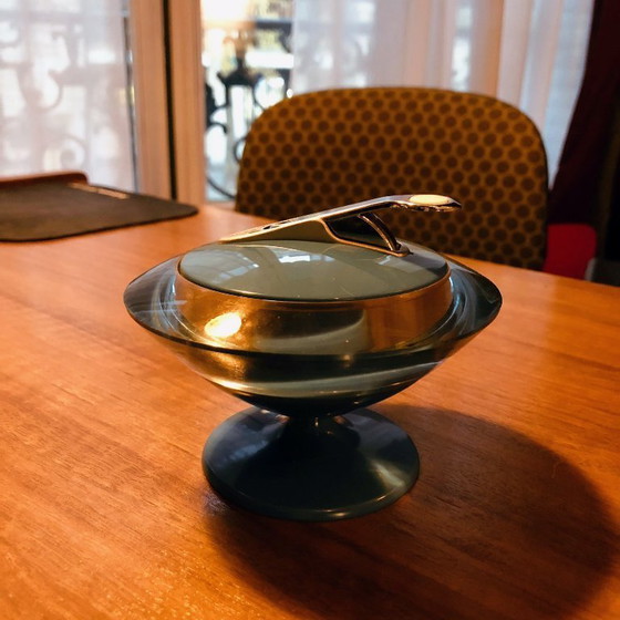 Image 1 of Vintage Table Lighter - Space Age - Maruman - T36 Saucer - Japan - 1970