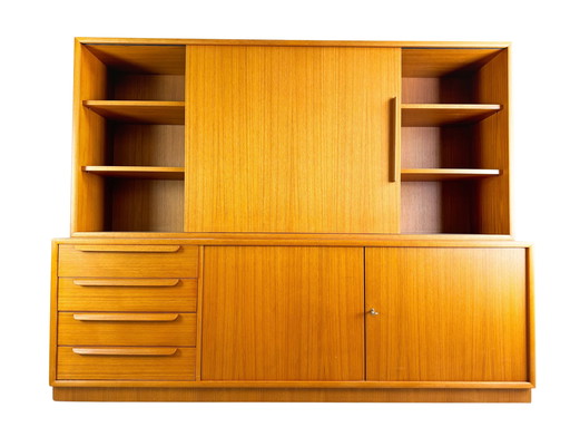 Midcentury WK Furniture Teak Sideboard II Cabinet Shelf Vintage