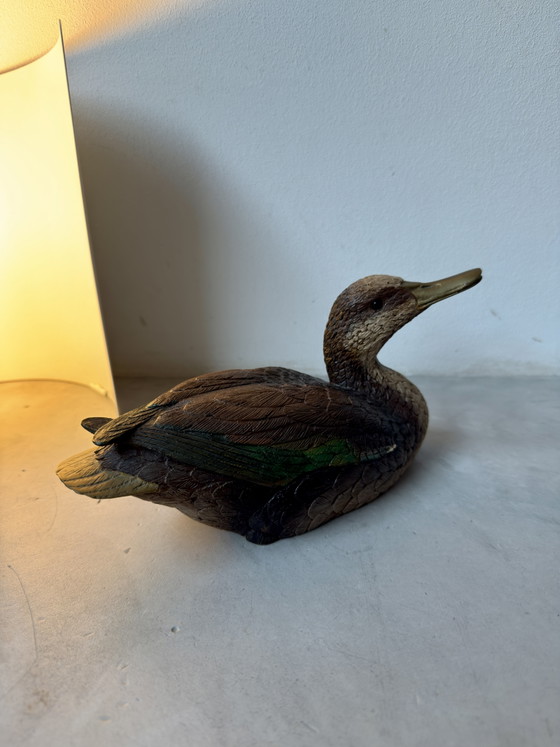 Vintage Eend Van Elli Malevolti, Italië – Decoratieve objecten, Glass, Plastic (photo 3 of 7)
