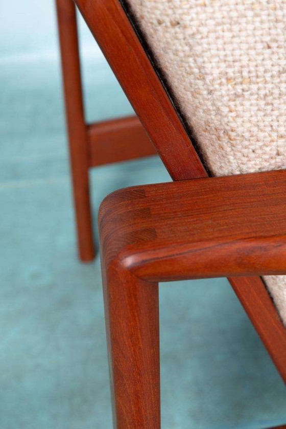 Image 1 of Midcentury armchair teak Danish design Japandi lounge chair