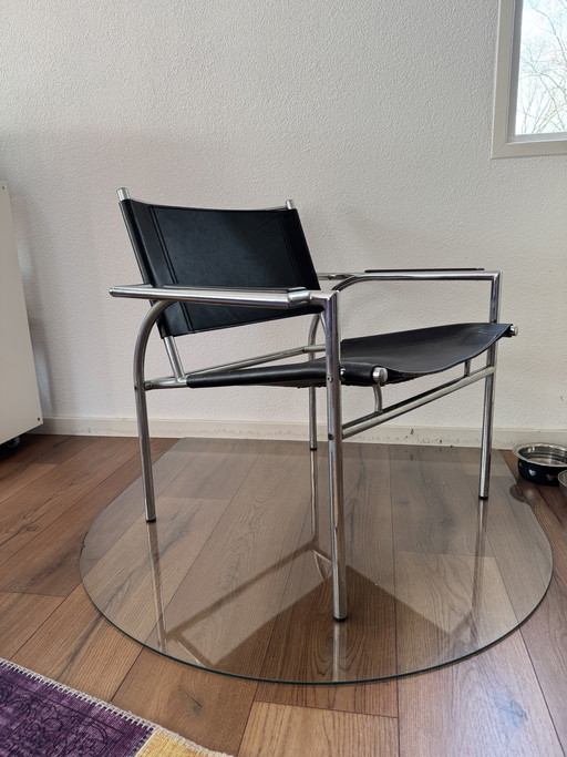 Gerard Vollenbroeck 2 chaises en cuir