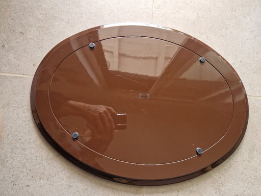 Acca briar and silver tray made in Italy