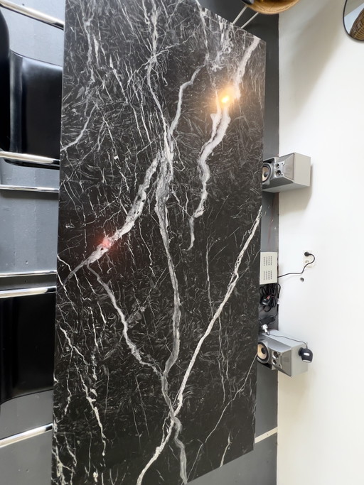 Black Marble Dining Table – eettafels, Metal (photo 2 of 5)