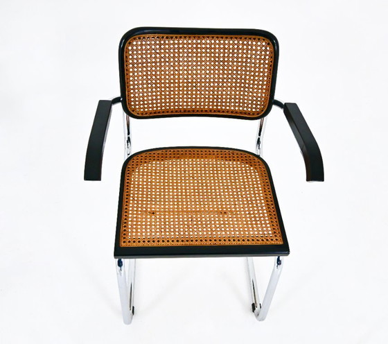 Image 1 of Sillas de comedor estilo B32 de Marcel Breuer, juego de 4