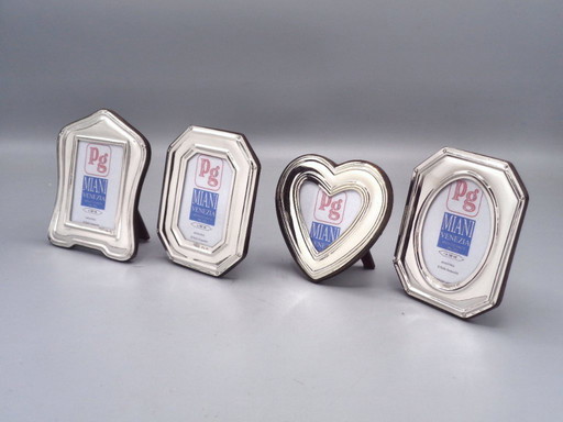 4 Sammlerrahmen aus 925er Sterlingsilber