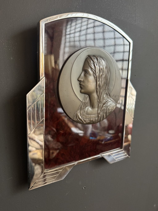 Chrome, Bakelite and Art Deco bronze icon