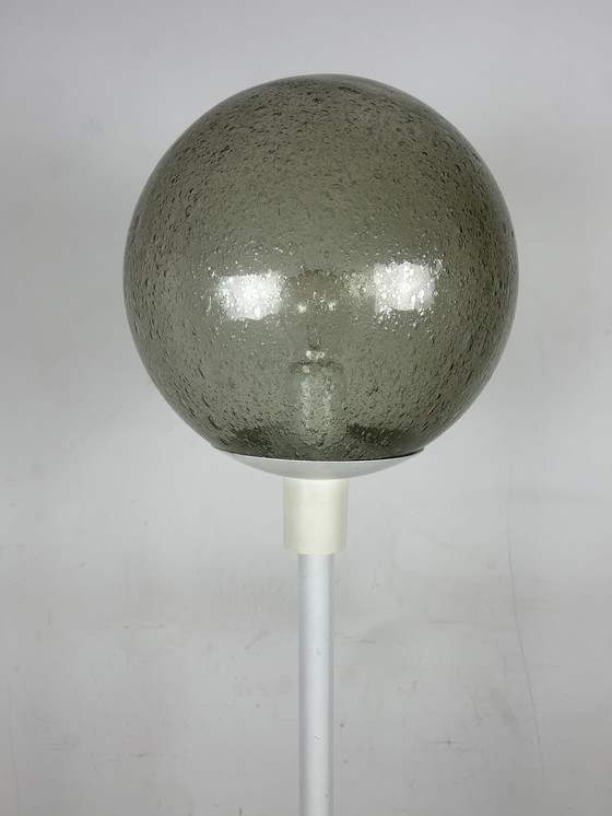 Image 1 of Vintage vloerlamp bubbel glas 