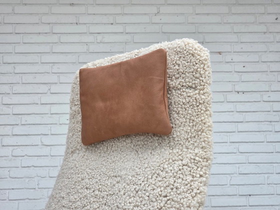 1960s, Danish design by Alf Svensson, genuine sheepskin, reupholstered. – Armchairs, Other (photo 18 of 24)