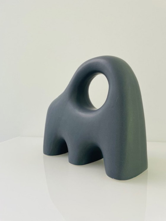 Image 1 of Modern ceramic sculpture - minimalist & organic design
