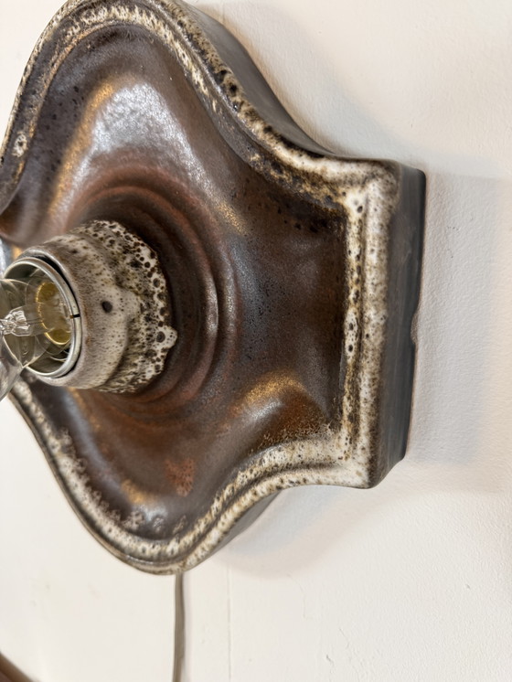 Image 1 of Applique vintage en céramique, Hustadt Leuchten '60