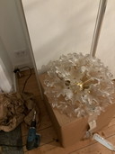 Lámpara de techo de Murano