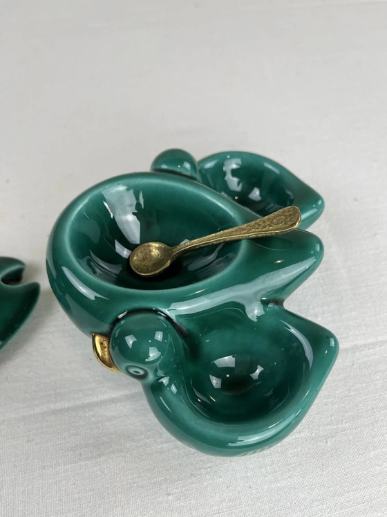 Antique zoomorphic condiment service – Table accessories, Porcelain, Ceramic, Art Nouveau (photo 7 of 9)