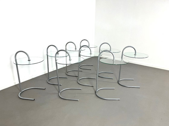 Image 1 of Postmoderne RY-Beistelltische von Tord Björklund für Ikea 1989