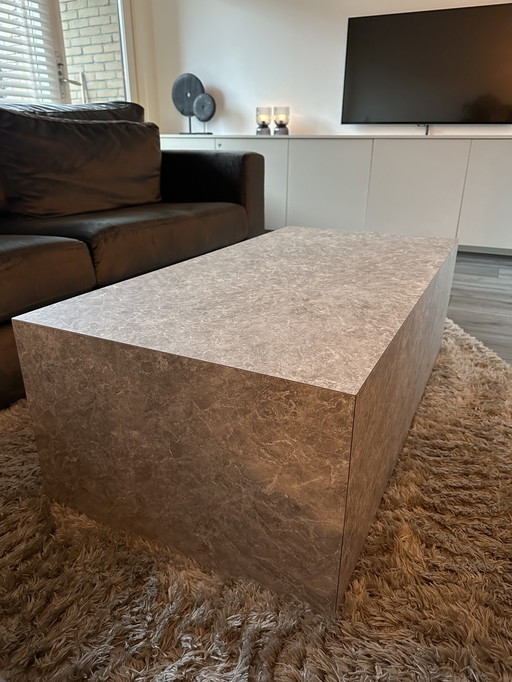Luxe Salontafel - Marmer / Taj Mahal Look - Greige
