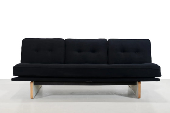 Divano Artifort C671 di Kho Liang Ie in lana nera – Divani 3 posti, Mid Century Modern (photo 4 of 9)