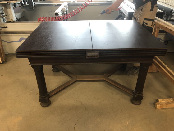 Image 1 of 6x Stühle Nicht Renoviert und 1 Großer Ausziehtisch Renoviert
