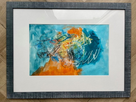 Image 1 of Heidi Feijen – ‘Ben’, gemengde techniek portret (59x76cm)