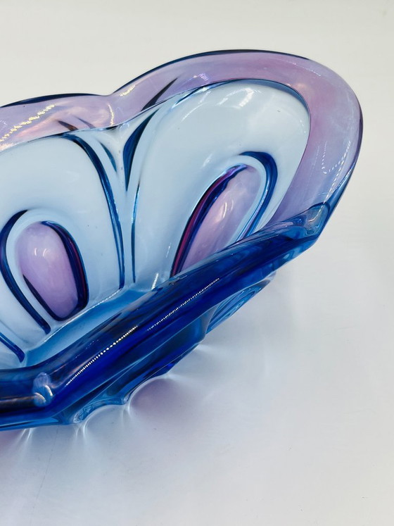 Image 1 of Taza de arte de cristal bohemio Chribska