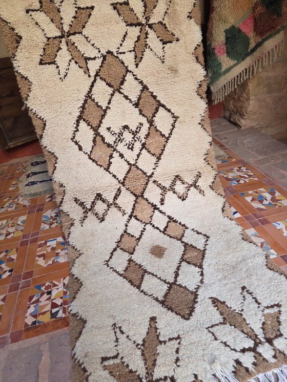 Image 1 of Small vintage Beni Ourain rug 188 x 80 cm