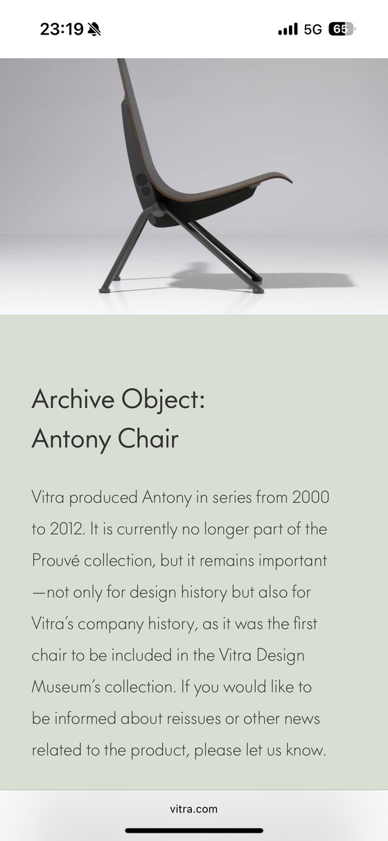 Image 1 of Jean Prouvé - Chaise Anthony