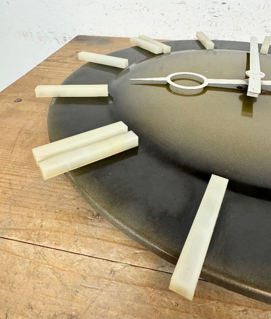 Image 1 of Industrial Office Wall Clock from Pragotron, 1970s