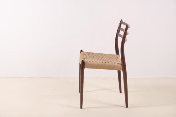 Image 1 of 1x Silla Niels Møller Modelo 78 en palisandro, Dinamarca, década de 1960