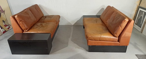 Vintage COR modular leather sofa 
