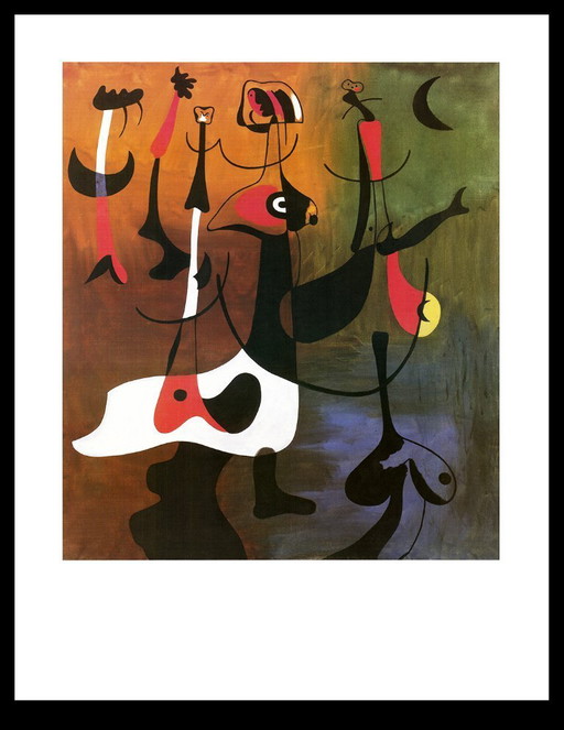 Miró, Joan - Personnages Rythmiques - stampa d'arte