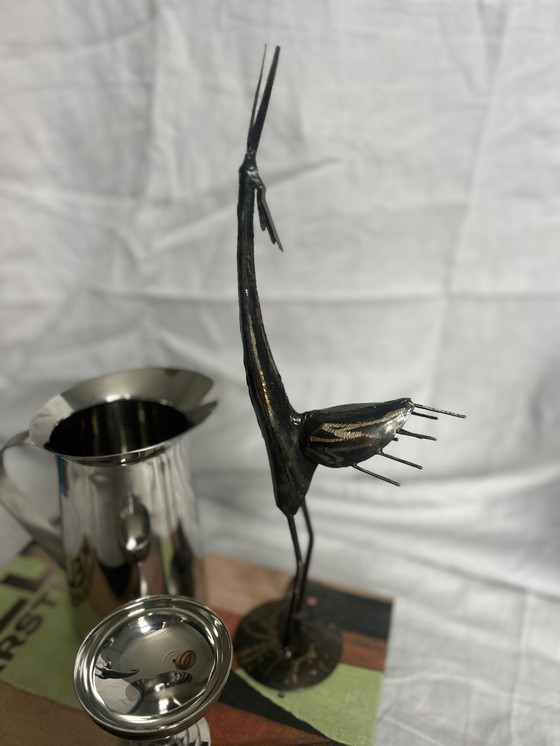 Image 1 of Beeld metalen vogel