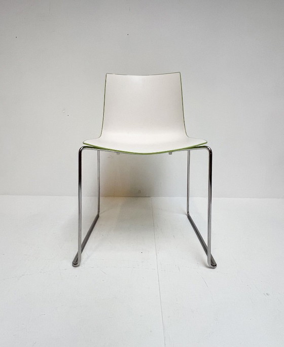 Image 1 of Set of 4 Katifa design chairs by Arper, after 2000