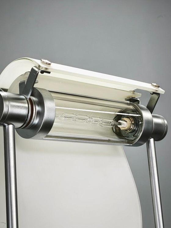 1994 ClassiCon BIA Floor Lamp by Gioia Meller Marcovicz, Germany, Floor lights, Metal, Glass, White (photo 8 of 11)