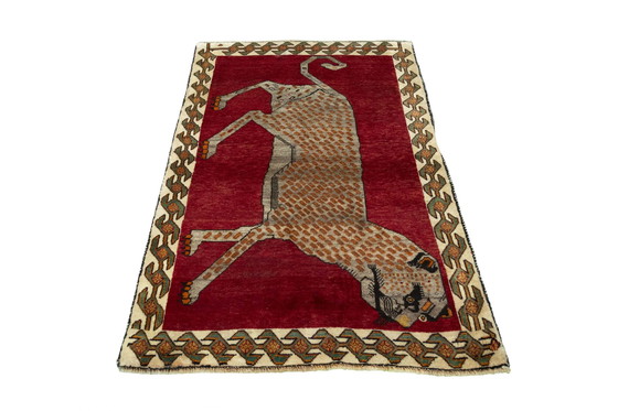 Image 1 of Handgeknüpfter Gabbeh - Nomaden-Teppich - 155 x 100 cm - Tiger