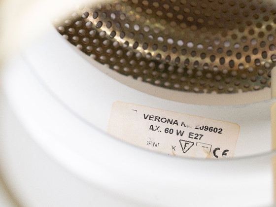 Image 1 of Coppia di 2 lampade a sospensione vintage danesi Verona di Kurt Wiborg, Jeka, anni '80