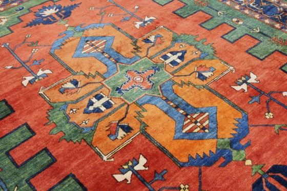 Image 1 of Russische antieke Kaukasische Ghazni Kazak Shirvan, meer dan 100 jaar oud, 314 x 265 cm