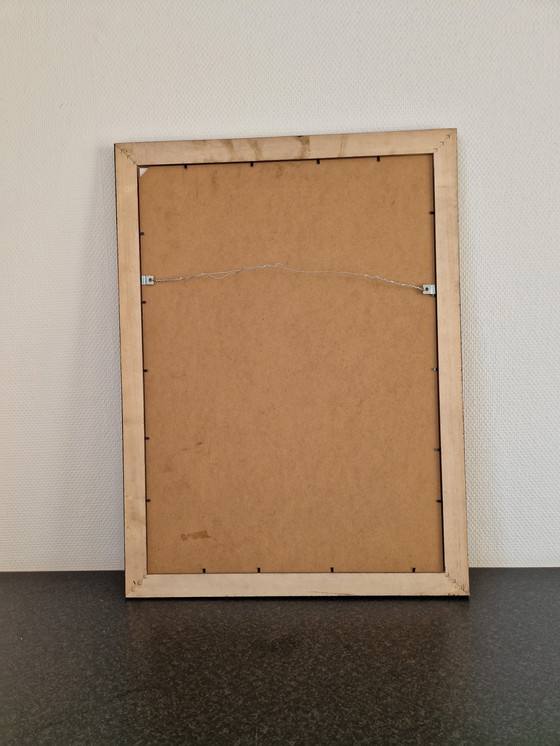 Image 1 of Large Franckie Alacron woman in red raincoat pop art icon