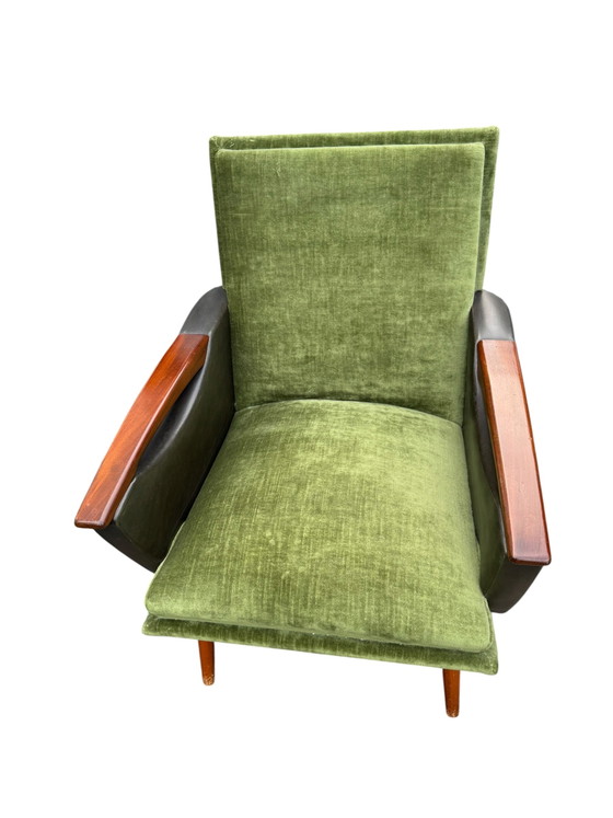 Canapé MCM et 2 Chaises – Coins salon, Textile, Bois (photo 7 of 11)