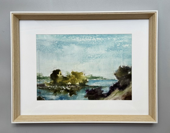 Image 1 of Eugène Eechaut (1928-2019) - Abstract landscape, 1975, signed, framed