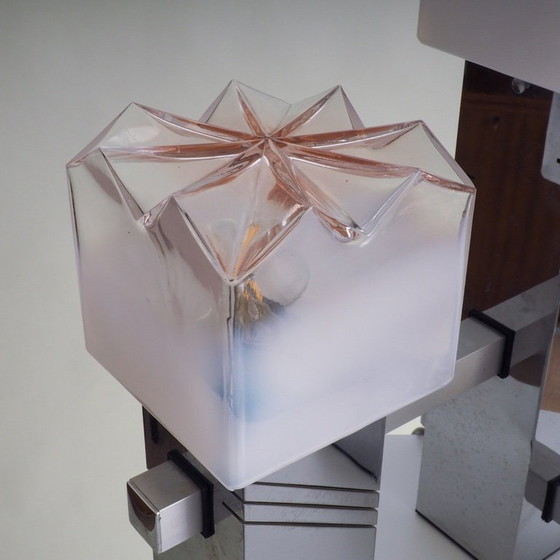 Image 1 of Tafellamp met Murano glazen kappen van Gaetano Sciolari