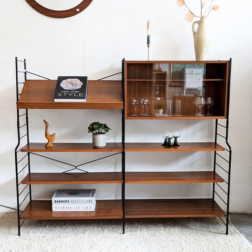Vintage modular, freestanding wall system WHB