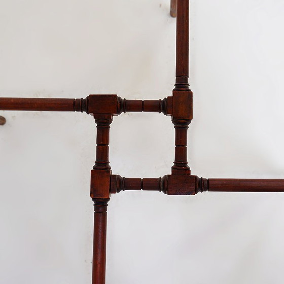 Image 1 of Mesa auxiliar antigua de madera - estilo Art Nouveau