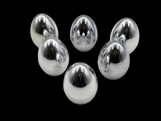 Image 1 of Law of 6 vintage egg cups/warmers